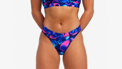 Slip înot Femei Funkita Sports Brief - Liquid Lights