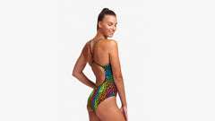 Costum înot Femei Funkita Single Strap One Piece - Sunset West
