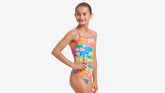 Costum înot Fete Funkita Strapped In One Piece - Poka Palm
