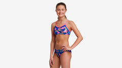 Costum înot Fete Racerback Two Piece - Mingo Magic