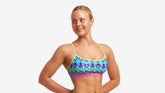 Bustieră înot Femei Funkita Swim Crop Top - Kris Kringle