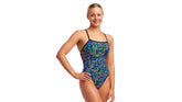 Costum înot Femei Funkita Single Strength One Piece - Dial A Dot