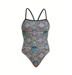 Costum înot Fete Funkita Printed One Piece - Weave Please