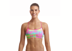 Bustieră înot Femei Funkita Swim Crop Top - Hawaiian Heaven