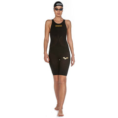 Costum competiție femei Arena Carbon Air2 (black-gold)