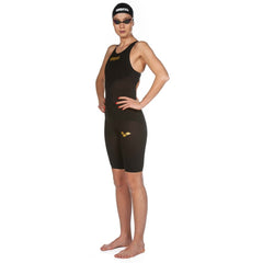 Costum competiție femei Arena Carbon Air2 (black-gold)