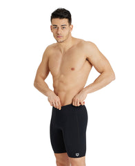 Costum Baie Bărbați Arena Solid Jammer (black-white)