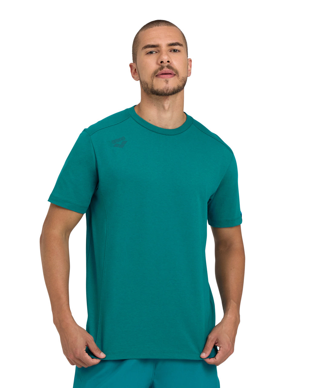 Tricou Bărbați arena T-Shirt Panel (verde)