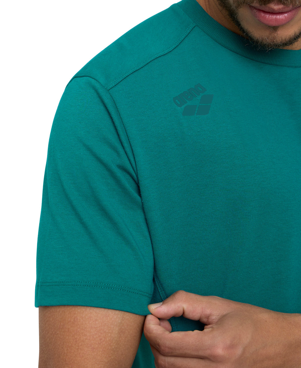 Tricou Bărbați arena T-Shirt Panel (verde)