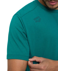 Tricou Bărbați arena T-Shirt Panel (verde)