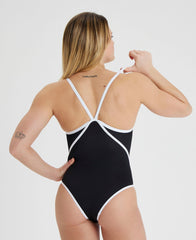 Costum înot femei Arena Icons Swimsuit Super Free Solid