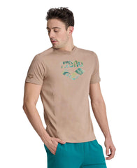 Tricou Unisex Arena 100% Bumbac T-Shirt Panel (Caramelo)