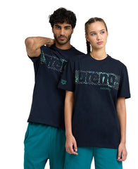 Tricou Barbați arena T-Shirt Logo (navy)