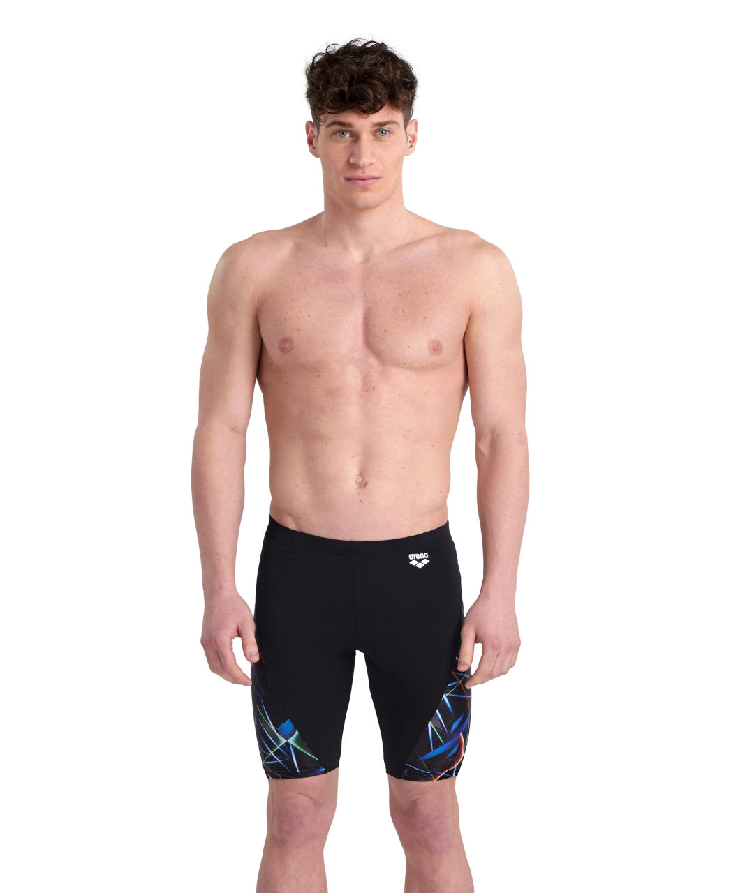 Jammer antrenament Bărbați Arena Swim Allover (black-multi)