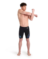 Jammer antrenament Bărbați Arena Swim Allover (black-multi)