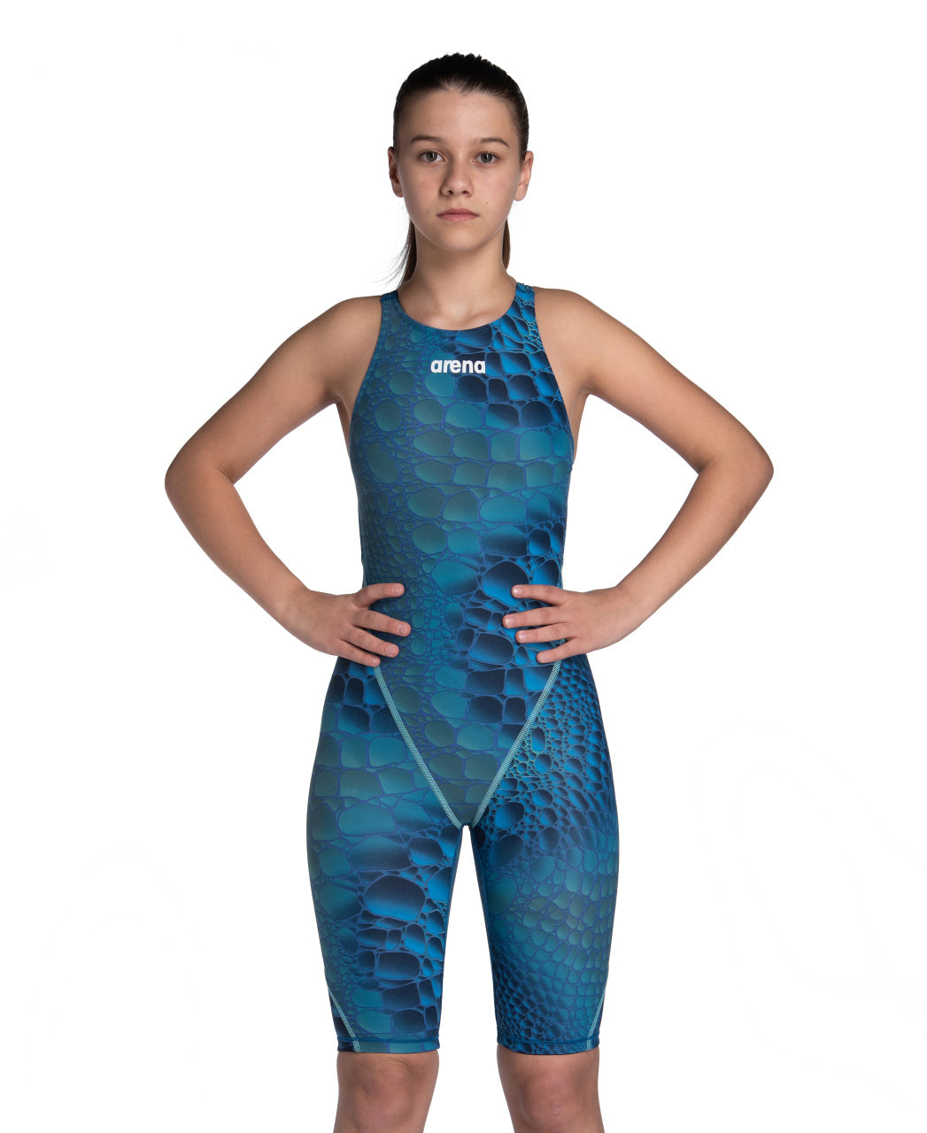 Costum Competiție Fete Arena Powerskin ST Next Caimano OB