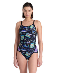 Costum baie Femei Arena Fun Planet Swimsuit Super