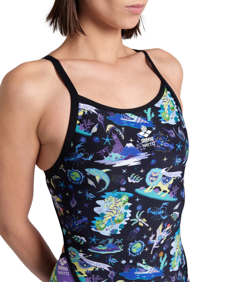 Costum baie Femei Arena Fun Planet Swimsuit Super