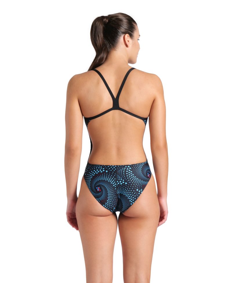 Costum baie Femei Arena Fireflow Swimsuit Challenge