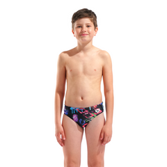 Slip băieți Arena Graffiti Swim Briefs