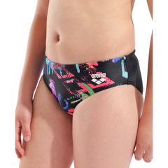 Slip băieți Arena Graffiti Swim Briefs