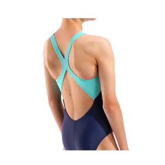 Costum baie fete Arena Lit Logo Swim V Back