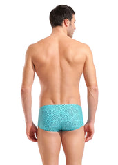 Slip bărbați Arena Swim Low Waist Short Allover (Water Maze)