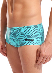 Slip bărbați Arena Swim Low Waist Short Allover (Water Maze)