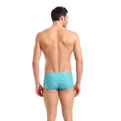 Slip bărbați Arena Low WaistShort Allover (Water Maze)