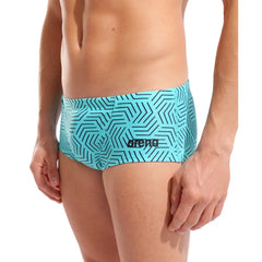 Slip bărbați Arena Low WaistShort Allover (Water Maze)