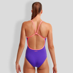 Costum înot Femei Funkita Single Strap One Piece - Purple Punch