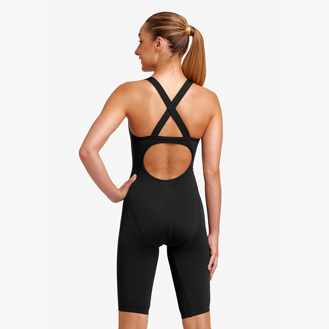 Costum înot Fete Funkita Fast Legs One Piece - Still Black