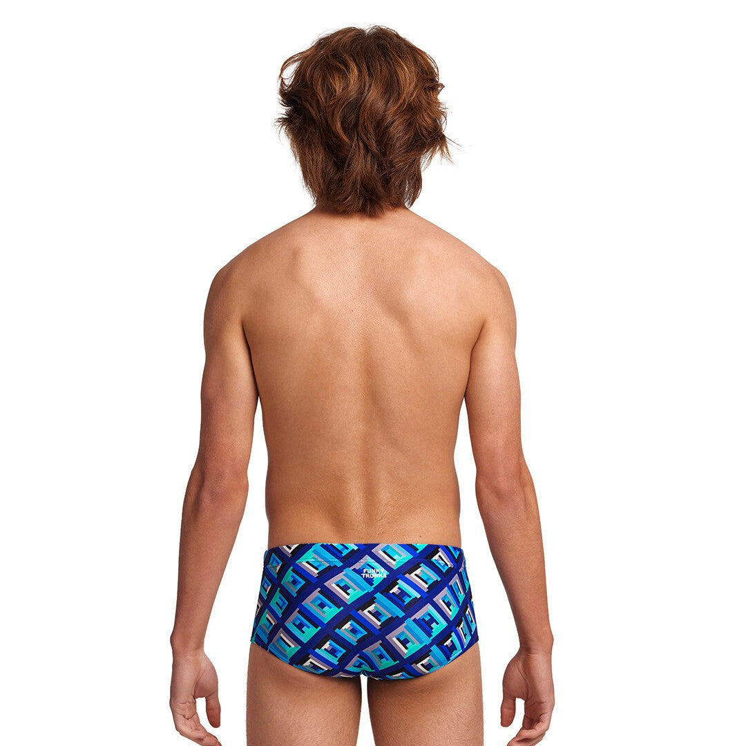 Slipi băieți Funky Trunks Sidewinder - Blue Bunkers