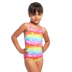 Costum înot Fete Funkita Printed One Piece - Lake Acid