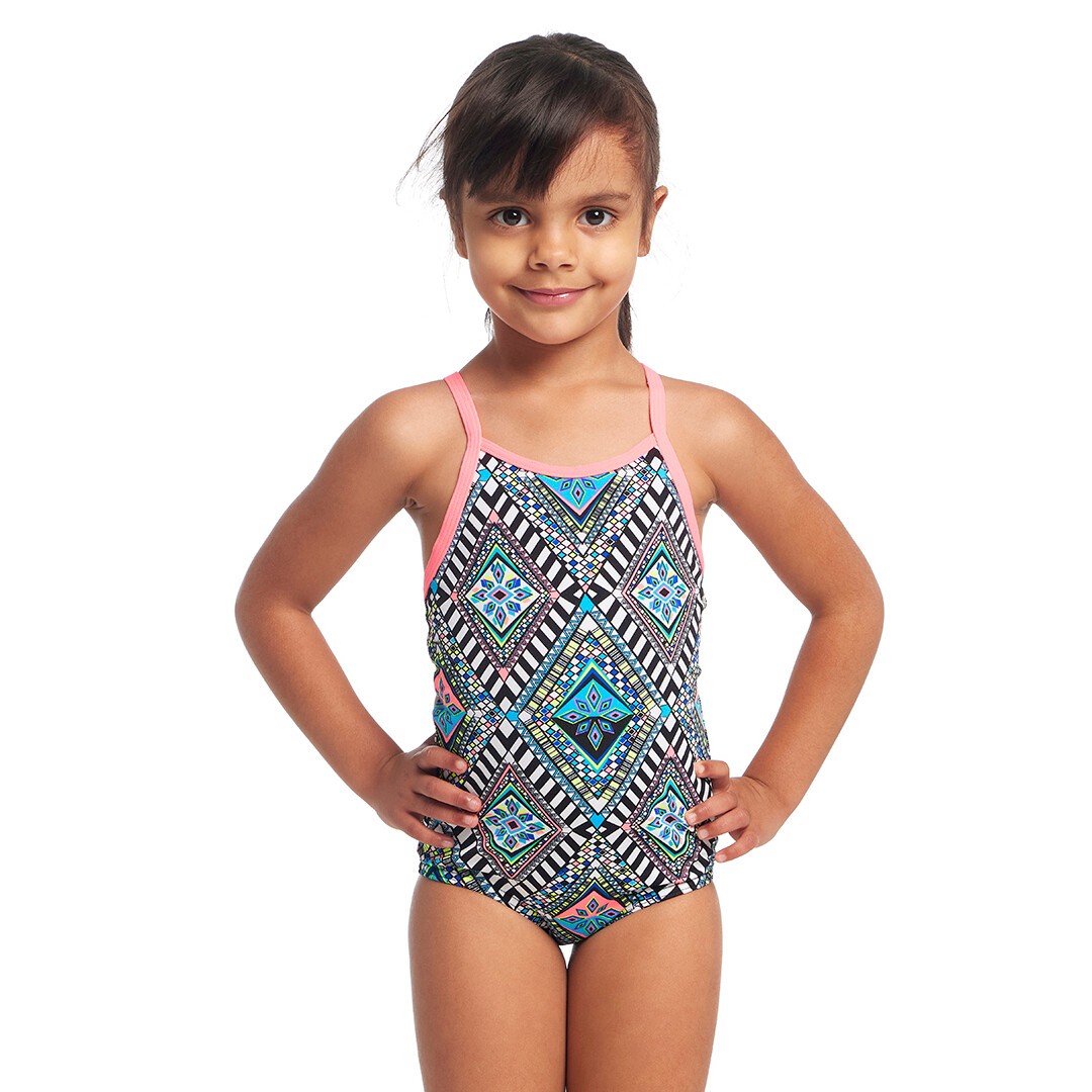 Costum înot Fete Funkita Printed One Piece - Weave Please