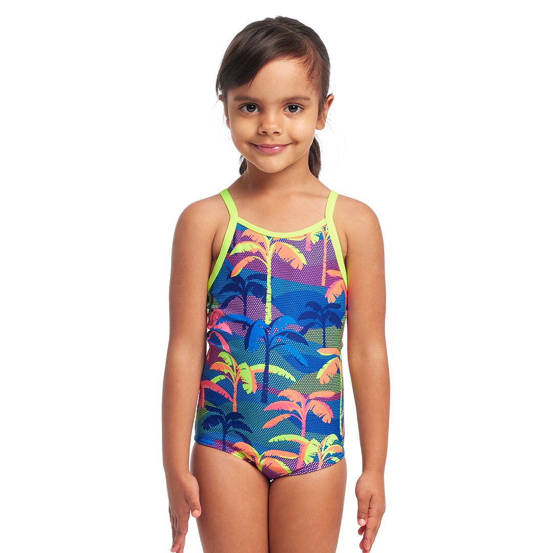Costum înot Fete Funkita Printed One Piece - Palm A Lot