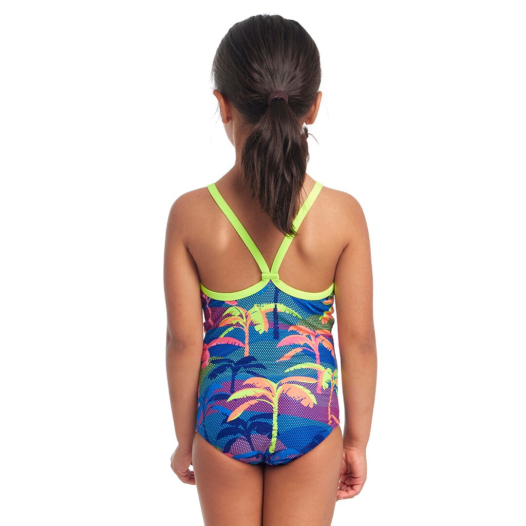 Costum înot Fete Funkita Printed One Piece - Palm A Lot