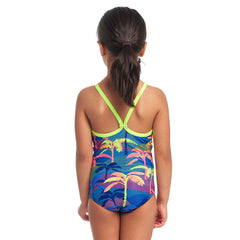 Costum înot Fete Funkita Printed One Piece - Palm A Lot