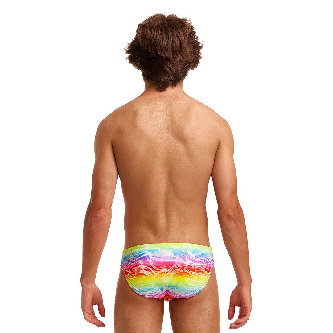 Slip băieți Funky Trunks Classic Briefs - Lake Acid