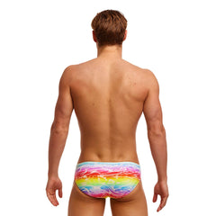 Slip adult Funky Trunks Classic Briefs - Lake Acid
