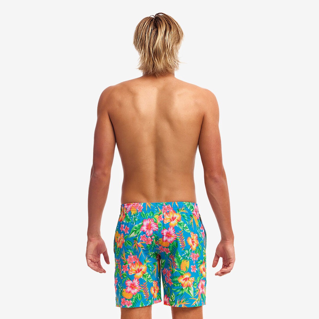 Pantaloni scurți Funky Trunks Long Johnny Beach Short - Blue Hawaii