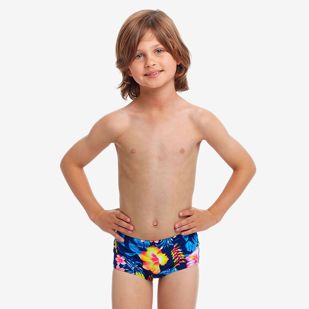 Slip copii Toddler Printed Funky Trunks - In Bloom