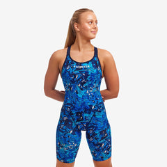 Costum înot Femei Funkita Fast Legs One Piece - True Bluey