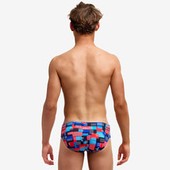 Slip băieți Funky Trunks Seamed Swim Briefs - Motherboard