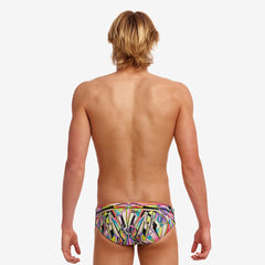 Slip adult Funky Trunks Seamed Swim Briefs - Scissor Kick