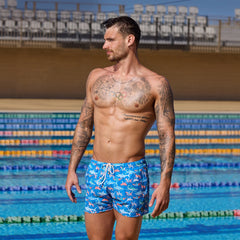 Shorty Shorts Short Bărbați Funky Trunks - Fin Swimming