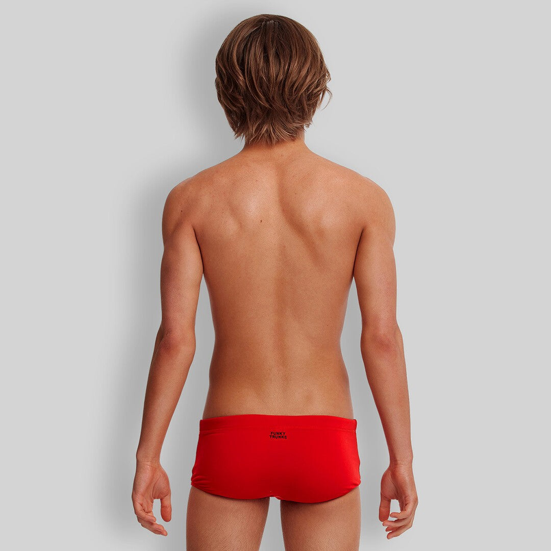 Slipi băieți Funky Trunks Sidewinder - Still Red