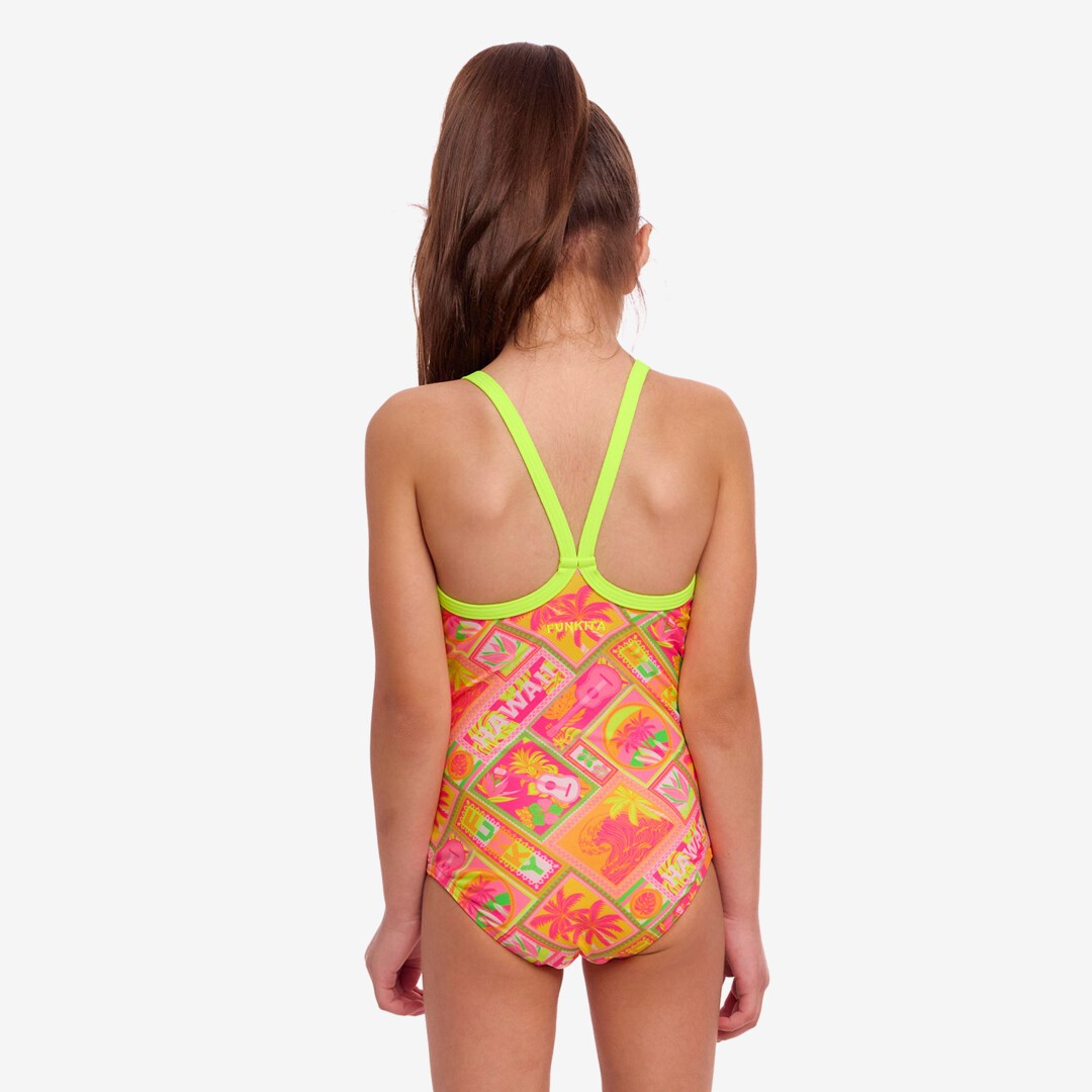 Costum înot Fete Funkita Printed One Piece - Hula Bula