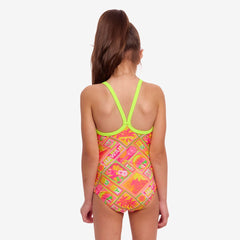 Costum înot Fete Funkita Printed One Piece - Hula Bula