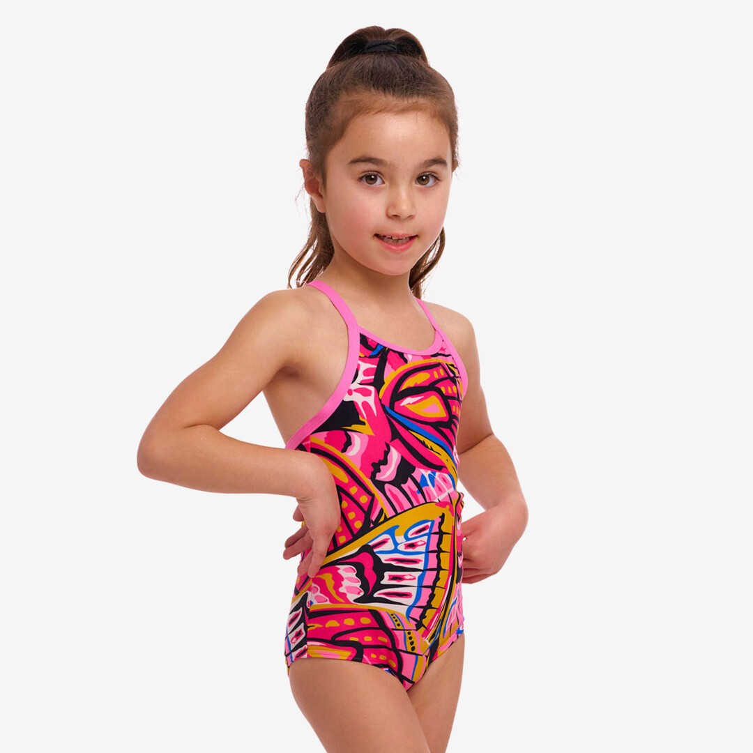 Costum înot Fete Funkita Printed One Piece - Lover Flies
